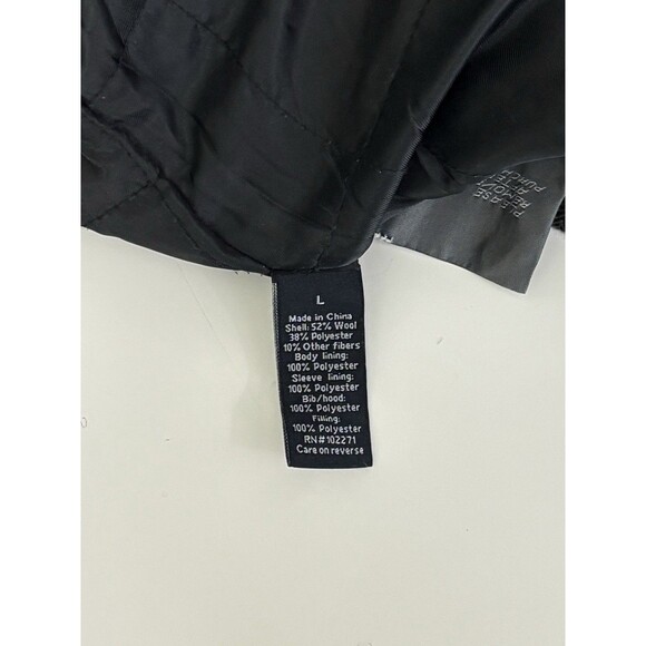 Apt 9 Men’s Utility Wool Blend Tweed Pattern Coat Size L - Picture 7 of 10